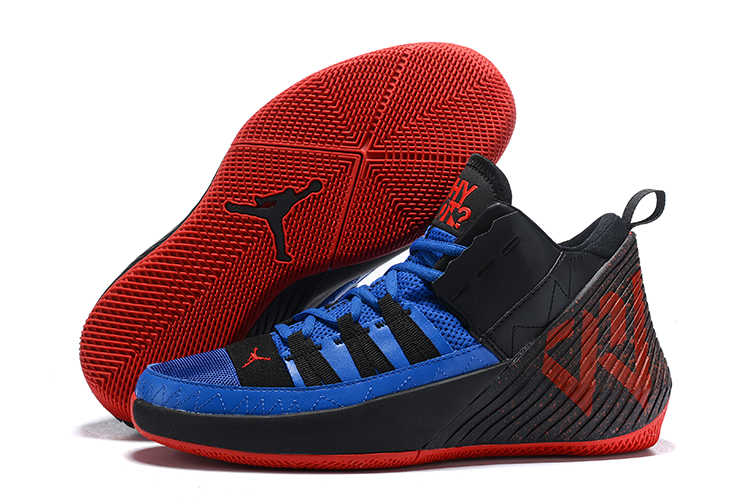 Jordan Why Not Zero.2 Black Blue Red Shoes - Click Image to Close